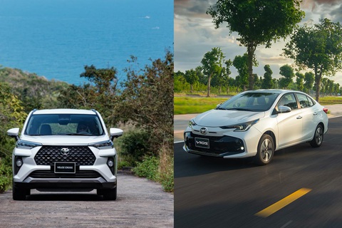 Vios, Veloz Cross và Hilux 2024 giảm giá bán- Ảnh 1. Vios, Veloz Cross và Hilux 2024 giảm giá bán- Ảnh 1.