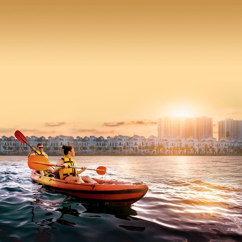 Kênh truyền hình Mỹ gọi tên Ocean City- Ảnh 4. Không gian mở chiếm tới 1/4 diện tích của Ocean City, đây là tỷ lệ quy hoạch được UN-Habitat khuyến nghị. Ảnh: Đ.H.
