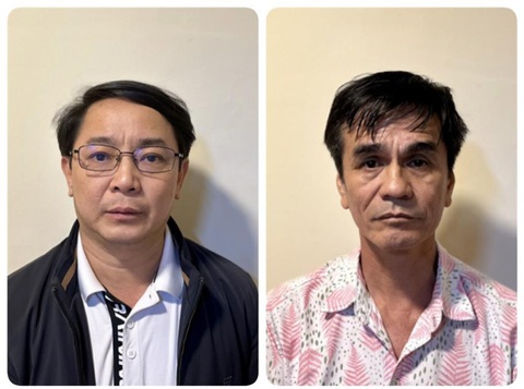Bắt chủ tịch tỉnh Quảng Ngãi Đặng Văn Minh và cựu chủ tịch Cao Khoa- Ảnh 3. Các bị can (từ trái qua) Hà Hoàng Việt Phương và Phạm Ngọc Thủy.