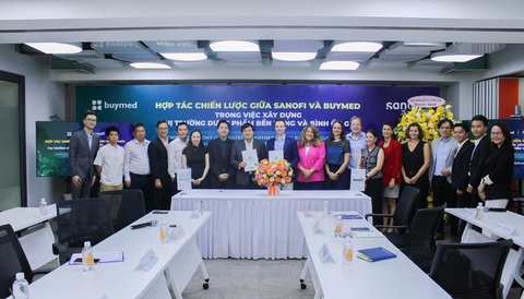 Buymed hợp tác chiến lược với Sanofi Việt Nam- Ảnh 1. Sanofi và Buymed hợp tác để phát triển thị trường dược phẩm bền vững hướng tới mục tiêu nâng cao chất lượng sức khỏe cộng đồng - Ảnh: Buymed