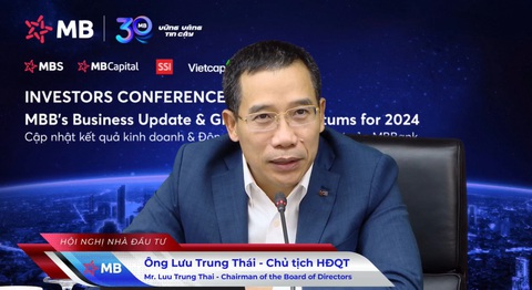 MB tiếp tục tập trung kinh doanh nền tảng và thu hút khách hàng- Ảnh 2. Ông Lưu Trung Thái - chủ tịch HĐQT MB