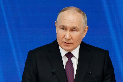 Tổng thống Nga Vladimir Putin - Ảnh: REUTERS Tổng thống Nga Vladimir Putin - Ảnh: REUTERS