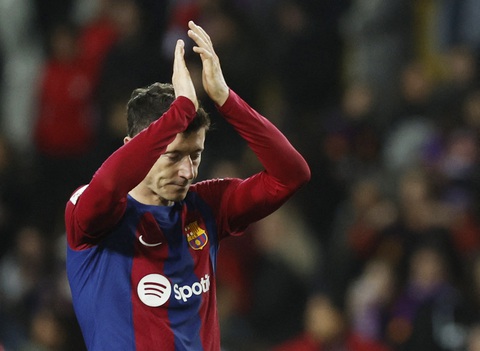 Tin tức thể thao sáng 9-3: Barca lên nhì bảng- Ảnh 1. Barca tạm vươn lên nhì bảng xếp hạng La Liga - Ảnh: REUTERS
