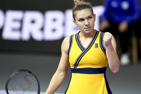 Tin tức thể thao sáng 9-3: Barca lên nhì bảng- Ảnh 5. Halep trở lại tại Miami Open 2024 - Ảnh: REUTERS