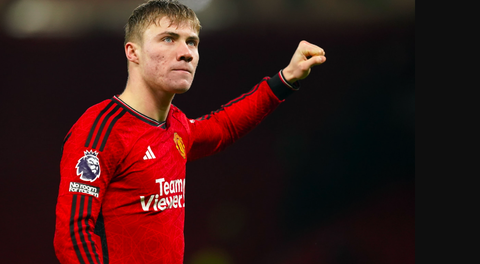 Tin tức thể thao sáng 9-3: Barca lên nhì bảng- Ảnh 4. Hojlund xuất sắc nhất Premier League tháng 2 - Ảnh: REUTERS