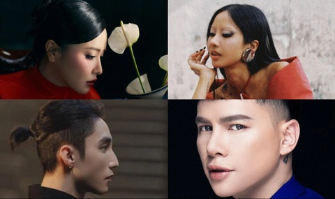 Sơn Tùng, Bích Phương, Suboi có khiến đường đua âm nhạc náo động trước hè?- Ảnh 1. Từ phải qua, từ trên xuống: Bích Phương, Suboi, Sơn Tùng M-TP và Hoàng Tôn
