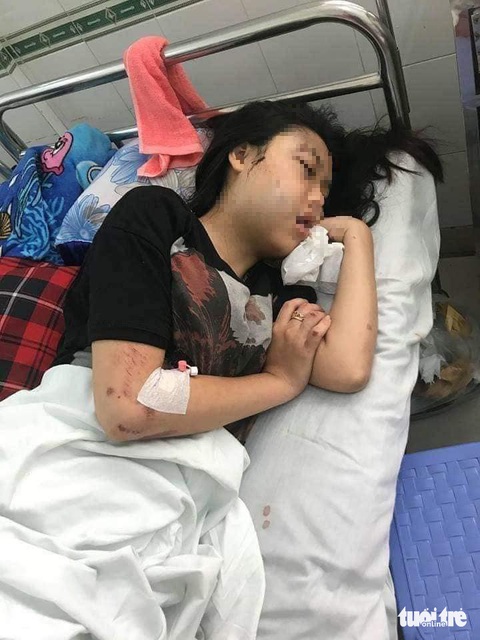 Bệnh viện cảnh báo bài đăng giả mạo kêu gọi giúp bệnh nhân nghèo- Ảnh 2. Hình ảnh được sử dụng trong bài đăng kêu gọi là giả mạo - Ảnh: Đ.N. chụp lại