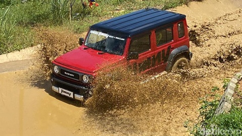Lái thử Suzuki Jimny 5 cửa: Off-road không ngán đường nào, nhiều điểm hơn bản 3 cửa- Ảnh 8. Lái thử Suzuki Jimny 5 cửa: Off-road không ngán đường nào, nhiều điểm hơn bản 3 cửa- Ảnh 8.