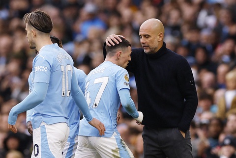 Arsenal và Man City níu chân nhau, Liverpool lên đầu bảng- Ảnh 3. Foden cũng nhạt nhòa trước Arsenal - Ảnh:REUTERS