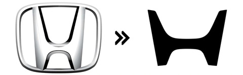 Hàng chục hãng xe đổi logo, đơn giản hóa về dạng 2D- Ảnh 5. Honda (2024): Trên thực tế, logo mới của Honda là logo cho xe điện. Tuy nhiên, với độ phổ biến của xe điện tăng dần trong tương lai, đây sẽ trở thành bộ mặt mới của thương hiệu Nhật - Ảnh: Motor1