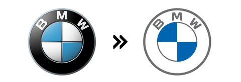 Hàng chục hãng xe đổi logo, đơn giản hóa về dạng 2D- Ảnh 16. BMW (2021): Tương tự đối thủ đồng hương, BMW cũng đơn giản hóa logo của mình nhưng sớm hơn một năm. Vòng tròn bên ngoài đổi màu từ đen sang trắng, tông màu xanh được thay mới, đồng thời toàn bộ hiệu ứng 3D bị loại bỏ - Ảnh: Motor1