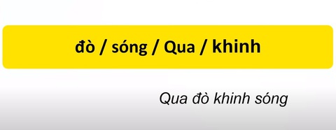 Thử tài tiếng Việt: Sắp xếp các từ sau thành câu có nghĩa (P49)- Ảnh 4.
