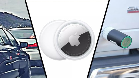 Cảnh sát Mỹ dùng công nghệ như trong phim để truy vết xe tội phạm- Ảnh 1. Các phương án công nghệ cao được cảnh sát Mỹ thử nghiệm bao gồm thao túng đèn giao thông, phi tiêu GPS và... Apple AirTag - Ảnh: Carscoops