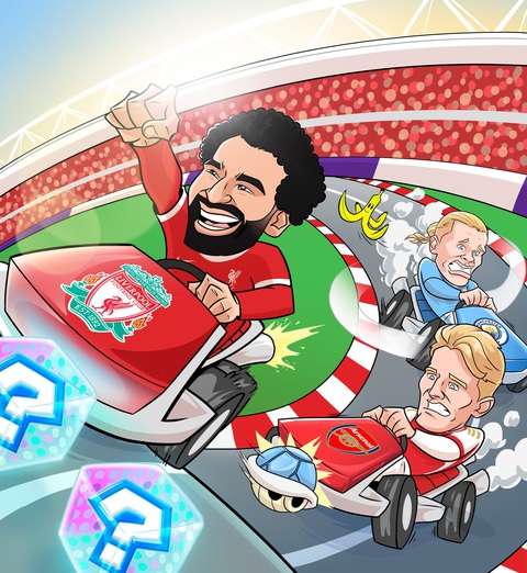 Trận Man City hòa Arsenal trong mắt cổ động viên vui tính- Ảnh 1. Liverpool vượt lên khi Arsenal bị Man City níu chân