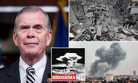 Nghị sĩ Mỹ nêu dùng bom hạt nhân xử lý vấn đề Gaza và Ukraine cho nhanh- Ảnh 1. Nghị sĩ Cộng hòa Tim Walberg đề nghị giải pháp