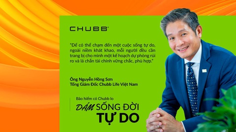 Tổng giám đốc Chubb Life Việt Nam: Hãy dám sống đời tự do!- Ảnh 3. Ông Nguyễn Hồng Sơn, tổng giám đốc Chubb Life Việt Nam