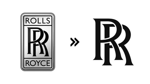 Hàng chục hãng xe đổi logo, đơn giản hóa về dạng 2D- Ảnh 11. Rolls-Royce (2020): Rolls-Royce bỏ hẳn phần lớn giao diện logo cũ và chỉ giữ lại 2 chữ R nằm chồng lên nhau tại trung tâm logo cũ. Ngay cả chi tiết này cũng đã được cách điệu với phông chữ mới - Ảnh: Motor1