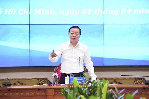 Phó thủ tướng chỉ đạo gỡ vướng nguồn cát cho vành đai 3 TP.HCM- Ảnh 1. Phó thủ tướng Trần Hồng Hà yêu cầu lập tổ công tác liên ngành để tháo gỡ vướng mắc về nguồn cát cho dự án vành đai 3 TP.HCM - Ảnh: X.A.
