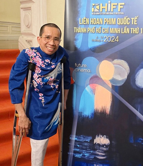 Anh Nguyễn Đức tại buổi chiếu Dearest Viet ở Liên hoan phim quốc tế TP.HCM tối 8-4 - Ảnh: MI LY Anh Nguyễn Đức tại buổi chiếu Dearest Viet ở Liên hoan phim quốc tế TP.HCM tối 8-4 - Ảnh: MI LY