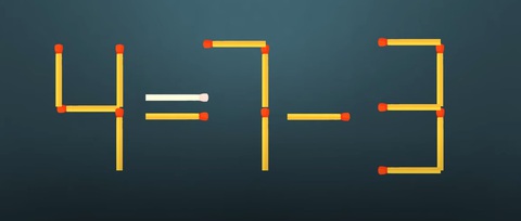 Thử tài IQ: Di chuyển một que diêm để 4-7=3 thành phép tính đúng- Ảnh 2.