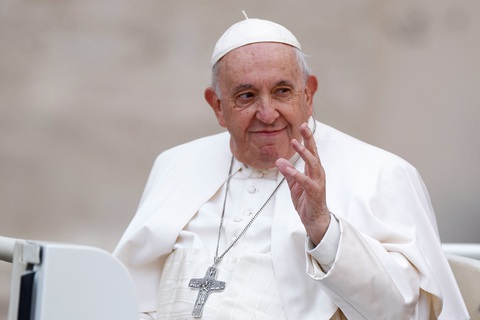 Đang thúc đẩy chuyến thăm của Giáo hoàng Francis tới Việt Nam- Ảnh 2. Giáo hoàng Francis - Ảnh: REUTERS