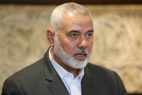 Israel không kích, giết chết 3 con trai của thủ lĩnh Hamas- Ảnh 1. Thủ lĩnh Hamas Ismail Haniyeh - Ảnh: Al Jazeera