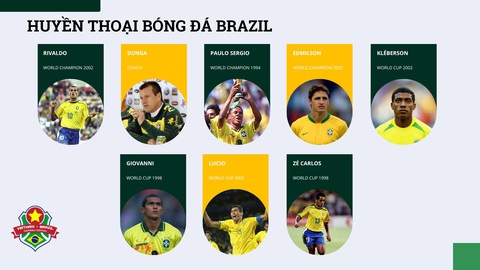Huyền thoại Rivaldo và loạt ngôi sao lẫy lừng Brazil đối đầu cựu tuyển thủ Việt Nam tại Đà Nẵng- Ảnh 2. Một số danh thủ bóng đá của Brazil sẽ thi đấu trên sân Hòa Xuân, Đà Nẵng - Ảnh: BTC cung cấp
