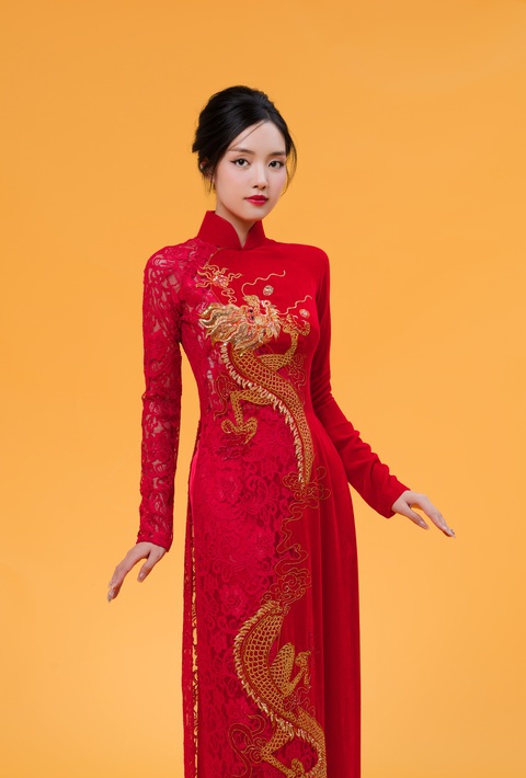 Liên Hương làm lại Bộ sưu tập Huyền sử Thăng Long của Liên Hương - Ảnh: Hizo Thái/BTC Trần Lê Mai Chi - top 10 Hoa hậu Việt Nam - là