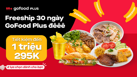 Tiết kiệm tới 1.295.000 đồng khi đặt món qua Gojek- Ảnh 1. Khách hàng có thể sử dụng gói GoFood Plus 3 lần/ngày.