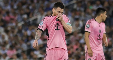 Messi tịt ngòi, Inter Miami bị loại ở tứ kết Champions Cup- Ảnh 1. Messi khởi đầu mùa giải không ấn tượng - Ảnh: GETTY