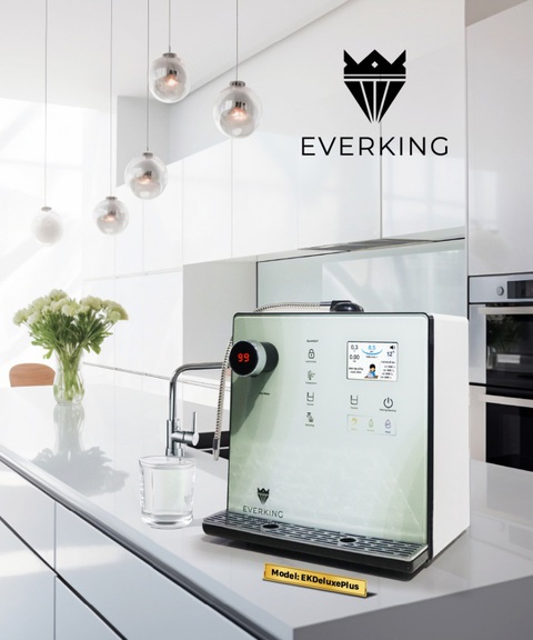 Máy lọc nước ion kiềm EVERKING EKDeluxePlus tích hợp nước nóng tùy chọn nhiệt độ- Ảnh 1. Máy lọc nước ion kiềm EVERKING EKDeluxePlus tích hợp nước nóng tùy chọn nhiệt độ- Ảnh 1.