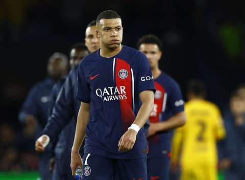 Tin tức thể thao sáng 11-5: Djokovic ra quân thắng lợi ở Rome Masters- Ảnh 2. Mbappe tuyên bố rời PSG. PSG sẽ thu về hơn 200 triệu euro từ sự ra đi của Mbappe - Ảnh: REUTERS