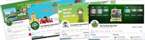 Nhiều trang quảng cáo học kỳ quân đội được SYC cảnh báo mạo danh - Ảnh chụp màn hình Nhiều trang quảng cáo học kỳ quân đội được SYC cảnh báo mạo danh - Ảnh chụp màn hình