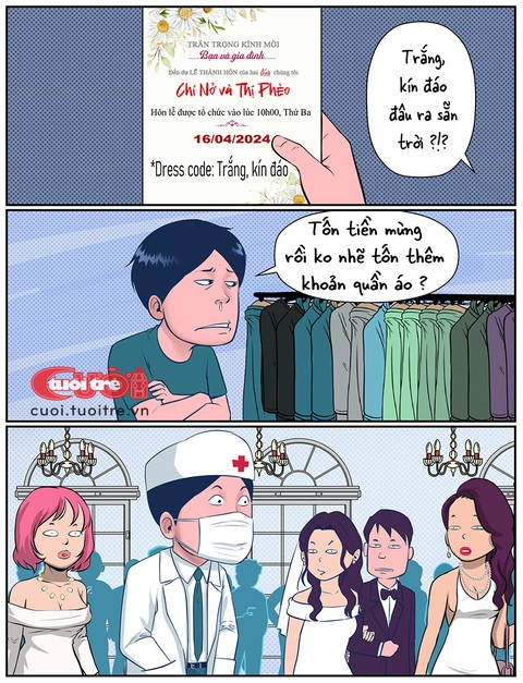 Tui đi đám cưới với dress code 'ối dồi ôi'- Ảnh 1. Tui đi đám cưới với dress code