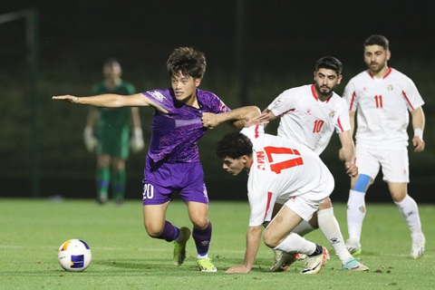 U23 Việt Nam có trận giao hữu hòa 0-0 (thua 3-4 penalty) trước U23 Jordan - Ảnh: VFF U23 Việt Nam có trận giao hữu hòa 0-0 (thua 3-4 ở loạt penalty) trước U23 Jordan - Ảnh: VFF