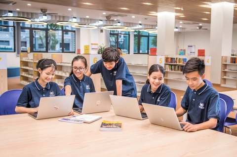 Thế hệ cư dân mới tại thành phố Đảo Hoàng Gia- Ảnh 1. Vinschool là hệ thống giáo dục tư thục lớn nhất Việt Nam hiện nay, với chất lượng đào tạo chuẩn quốc tế - Ảnh: Đ.H.