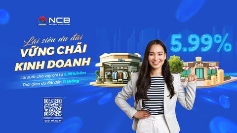 Vay vốn tại NCB, lãi suất chỉ từ 3,99%/năm- Ảnh 2. NCB cung cấp lời giải tối ưu cho bài toán vay vốn của hộ kinh doanh
