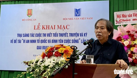 Chủ tịch Hội Nhà văn Việt Nam Nguyễn Quang Thiều - Ảnh: HOÀI PHƯƠNG Chủ tịch Hội Nhà văn Việt Nam Nguyễn Quang Thiều - Ảnh: HOÀI PHƯƠNG