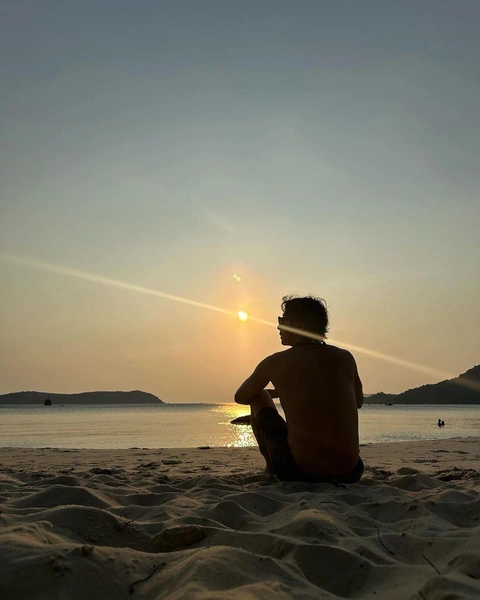 Ở bờ biển miền Trung - Ảnh: Instagram Jung Il Woo Ở bờ biển miền Trung - Ảnh: Instagram Jung Il Woo