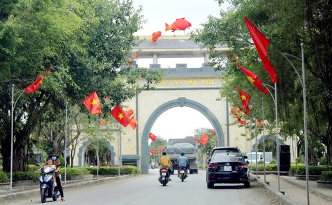 Quỳnh Đôi được biết đến là quê hương của Bà Chúa thơ Nôm Hồ Xuân Hương - Ảnh: DOÃN HÒA Quỳnh Đôi được biết đến là quê hương của Bà Chúa thơ Nôm Hồ Xuân Hương - Ảnh: DOÃN HÒA