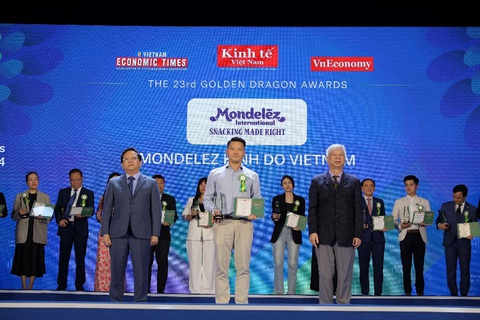 Mondelez Kinh Đô nhận giải thưởng Rồng Vàng năm 2024- Ảnh 1. Mondelez Kinh Đô nhận giải thưởng Rồng Vàng năm 2024- Ảnh 1.