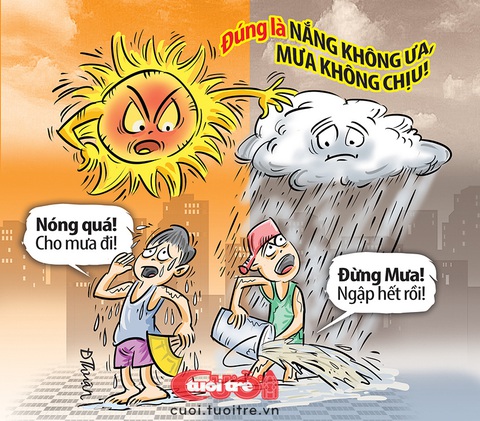 Lập đàn cầu mưa nhưng hơi quá đà- Ảnh 1. Lập đàn cầu mưa nhưng hơi quá đà - Tranh: Đức Thuận