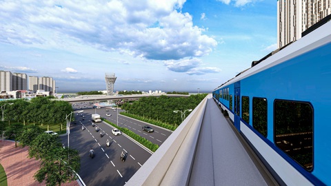 Nút giao An Phú 3.400 tỉ, hiện đại nhất TP.HCM ra sao?- Ảnh 7. Dựa theo quy hoạch, tương lai sẽ có đường tàu metro (đoạn ray trên cao) chạy qua nút giao An Phú