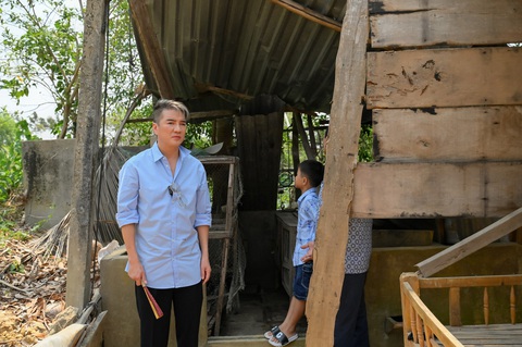 Căn nhà trống trơn không có tài sản gì quý giá - Ảnh: NVCC Căn nhà lụp xụp không có tài sản gì quý giá - Ảnh: NVCC
