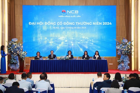 NCB tăng vốn điều lệ, sẵn sàng nguồn lực tái cơ cấu toàn diện- Ảnh 1. Đại hội đồng cổ đông thường niên 2024 của Ngân hàng TMCP Quốc Dân
