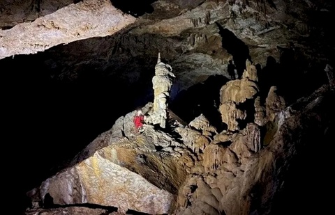 Phát hiện thêm 22 hang động mới ở Phong Nha - Kẻ Bàng- Ảnh 2. Đa số hang động mới phát hiện đều đẹp lung linh - Ảnh đoàn thám hiểm cung cấp