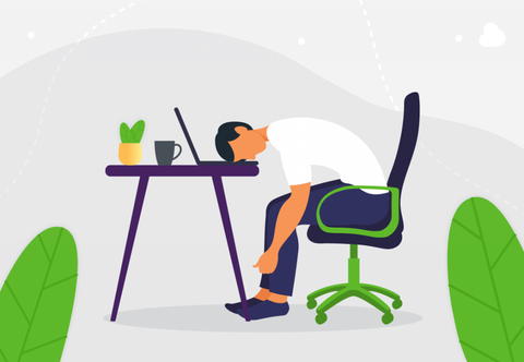 Zoombie công sở - Ảnh: Desktime Nhân viên cần cân bằng cuộc sống và công việc để không biến thành bóng ma công sở - Ảnh: Desktime