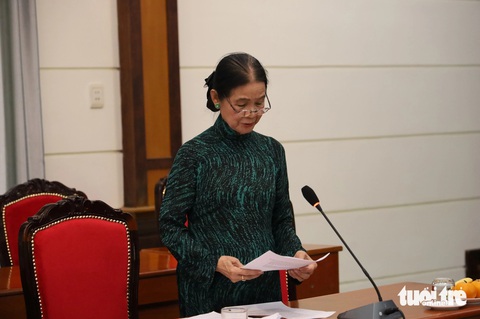 Có cần thiết thành lập thêm các tòa án sơ thẩm chuyên biệt?- Ảnh 2. Luật sư Trương Thị Hòa nhấn mạnh cần quy định đương sự không được sử dụng băng ghi âm, ghi hình lén để làm cơ sở vật chứng tố cáo - Ảnh: KHẮC HIẾU