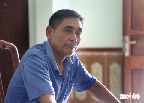 Cựu cán bộ thôn vướng án vì giao thầu đất lấy tiền làm đường, 300 người dân làm đơn xin giảm nhẹ- Ảnh 1. Ông Lê Văn Nhường - một trong bốn cán bộ thôn vướng lao lý vì giao thầu đất trái thẩm quyền để lấy tiền làm nông thôn mới - Ảnh: DANH TRỌNG