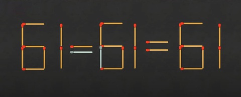 Thử tài IQ: Di chuyển hai que diêm để 81-51=67 thành phép tính đúng- Ảnh 2.